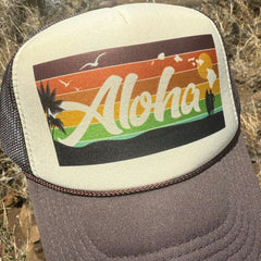 Aloha Colorful Trucker