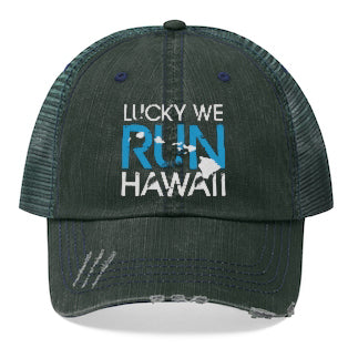 Lucky We Run Hawaii Hat