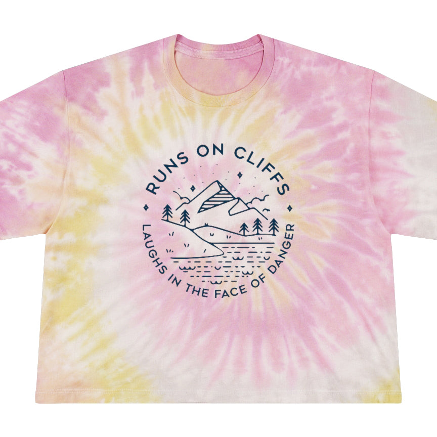 Runs On Cliffs Tie-Dye Crop