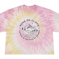 Runs On Cliffs Tie-Dye Crop