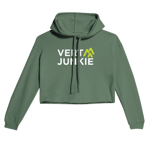 Vert Junkie Cropped Hoodie