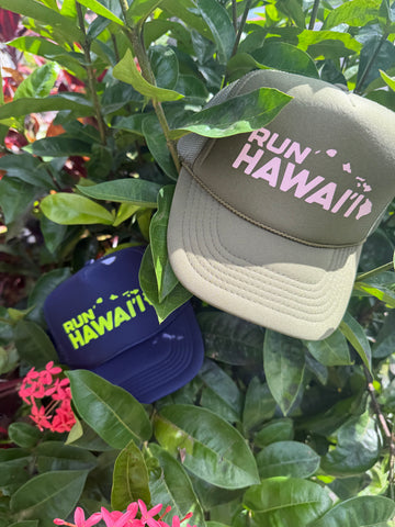 Run Hawaii Trucker Hat