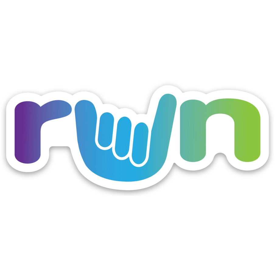 Run Shaka Sticker