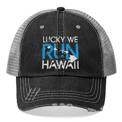 Lucky We Run Hawaii Hat