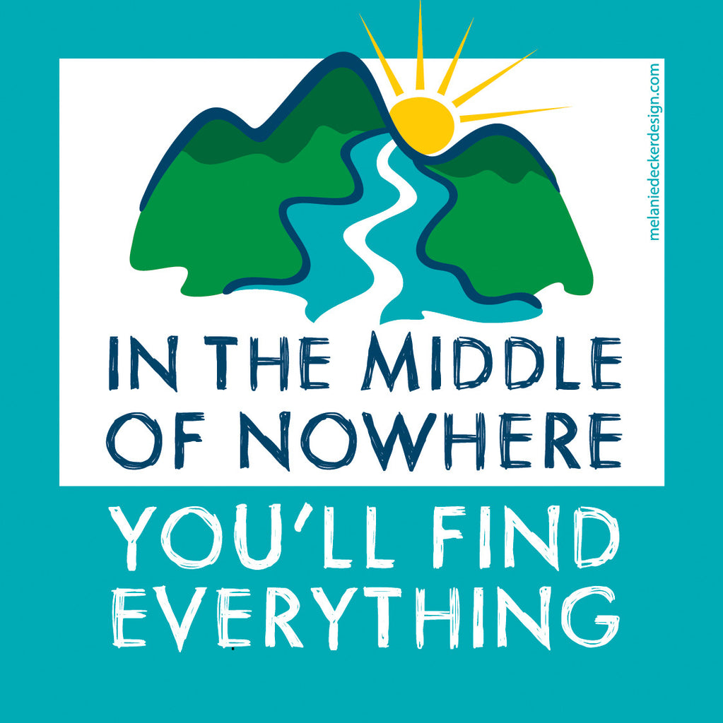 In the Middle of Nowhere (Sticker)