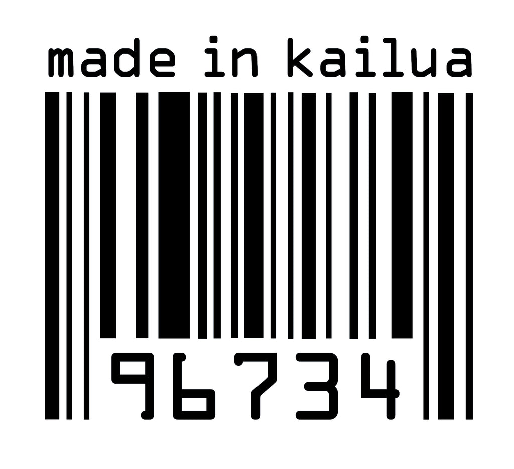 Made in Kailua Barcode