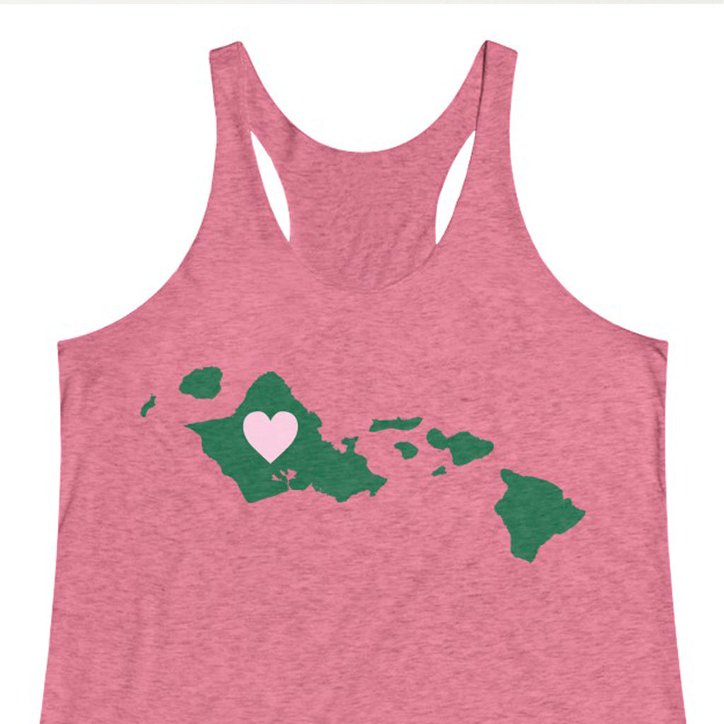 Oahu Heart Island Chain Tank