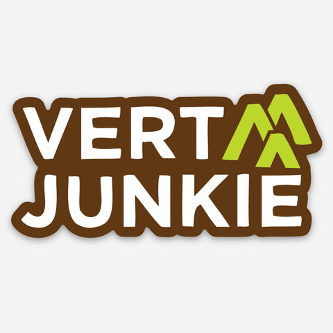 Vert Junkie Sticker